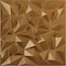 Ekena Millwork 19 5/8in. W x 19 5/8in. H Leto EnduraWall Decorative 3D Wall Panel Covers 2.67 Sq. Ft. WP20X20LTDVG - alternate 1